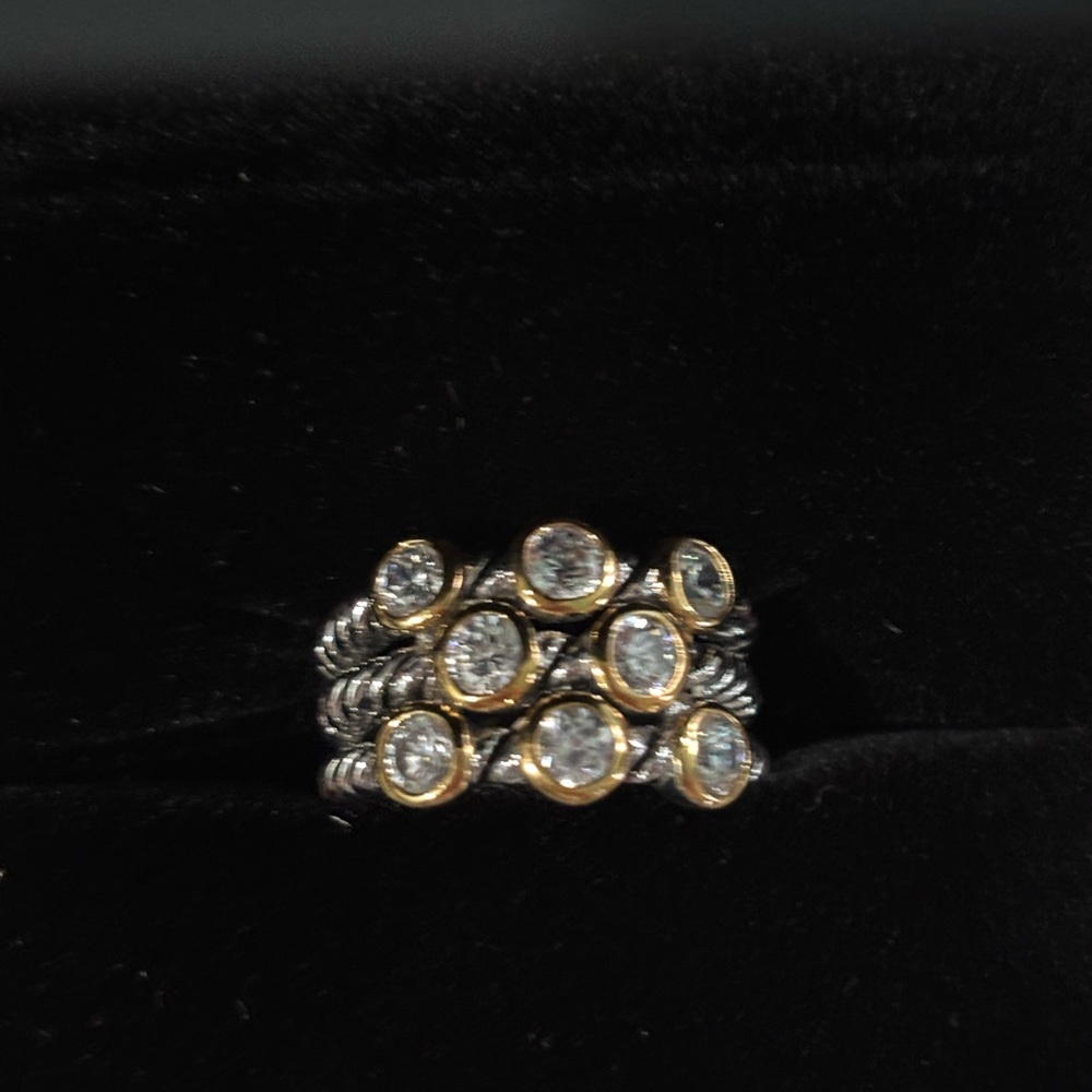 Premier Designs Gold and Silver Ring
